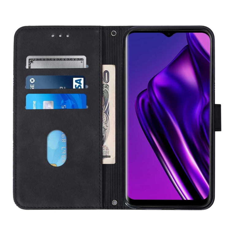 For Itel P36 Crossbody 3D Embossed Flip Leather Phone Case