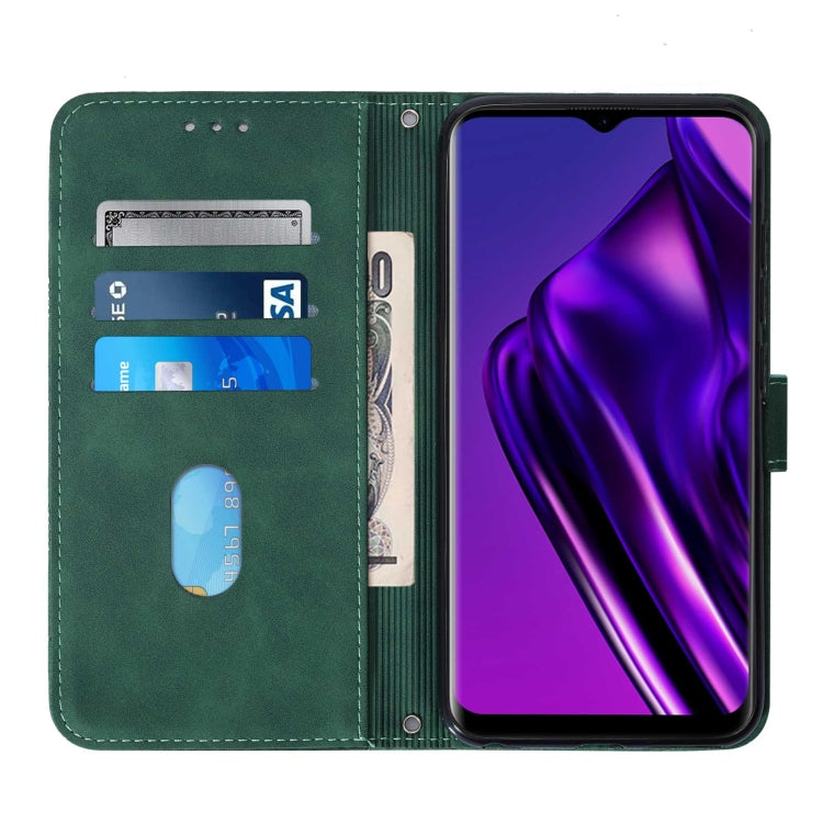 For Itel P36 Crossbody 3D Embossed Flip Leather Phone Case