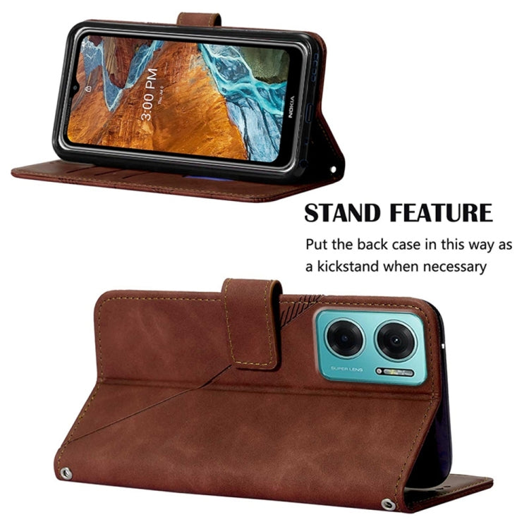 For Xiaomi Redmi 10 Prime / Note 11E Crossbody 3D Embossed Flip Leather Phone Case