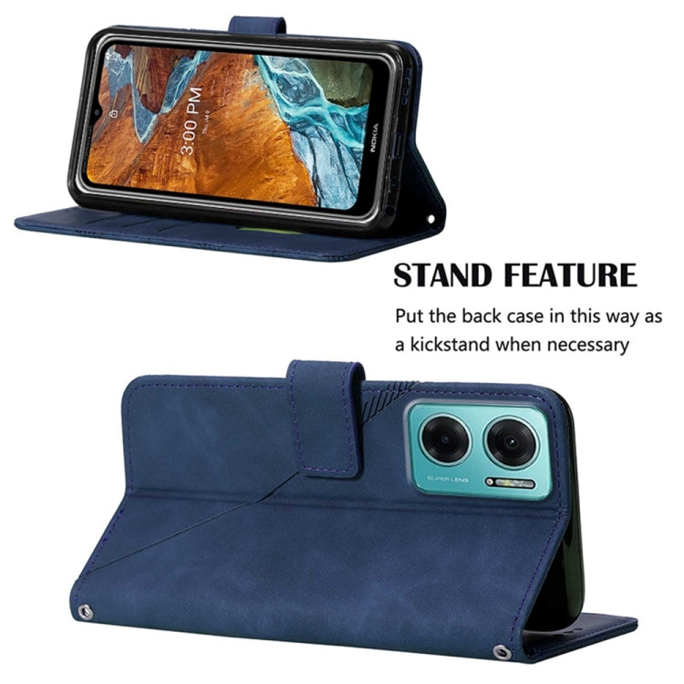 For Xiaomi Redmi 10 Prime / Note 11E Crossbody 3D Embossed Flip Leather Phone Case