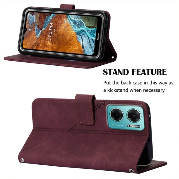 For Xiaomi Redmi 10 Prime / Note 11E Crossbody 3D Embossed Flip Leather Phone Case