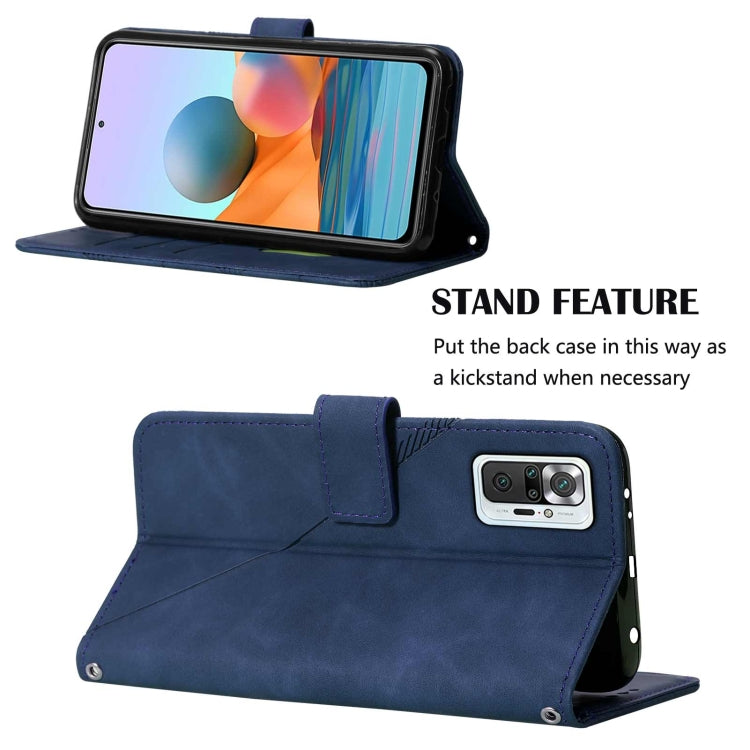 For Xiaomi Redmi Note 10 Pro/10 Pro Max Crossbody 3D Embossed Flip Leather Phone Case