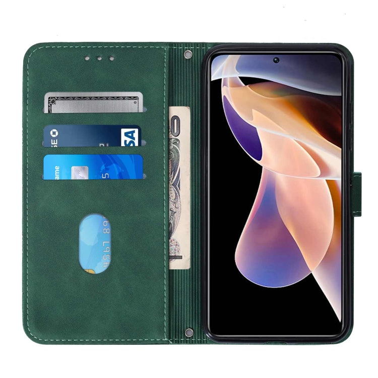 For Xiaomi Redmi Note 11 Pro+ Crossbody 3D Embossed Flip Leather Phone Case