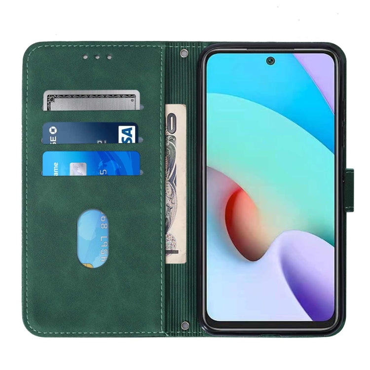 For Xiaomi Redmi Note 11 4G/Redmi 10/10 Prime Crossbody 3D Embossed Flip Leather Phone Case