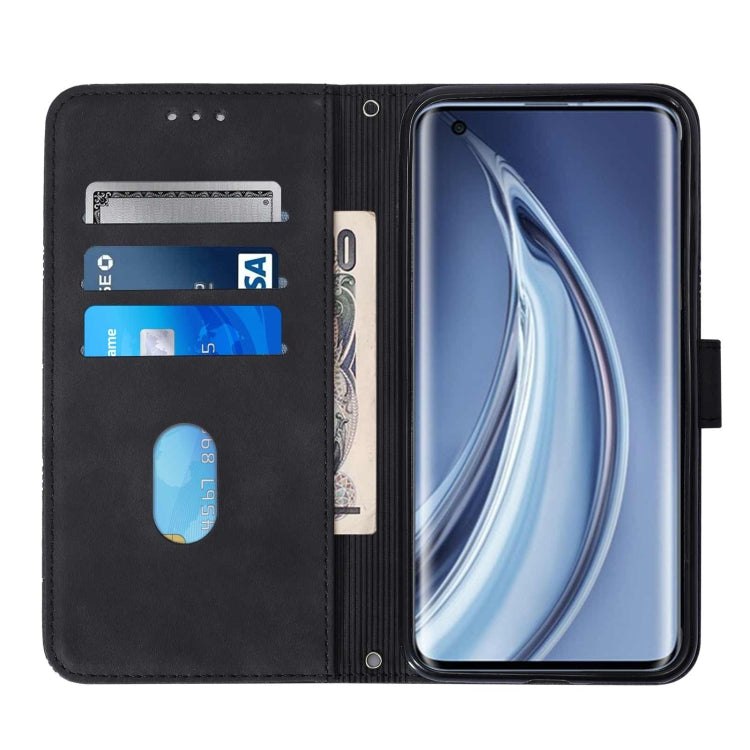 For Xiaomi Mi 10 5G / 10 Pro 5G Crossbody 3D Embossed Flip Leather Phone Case