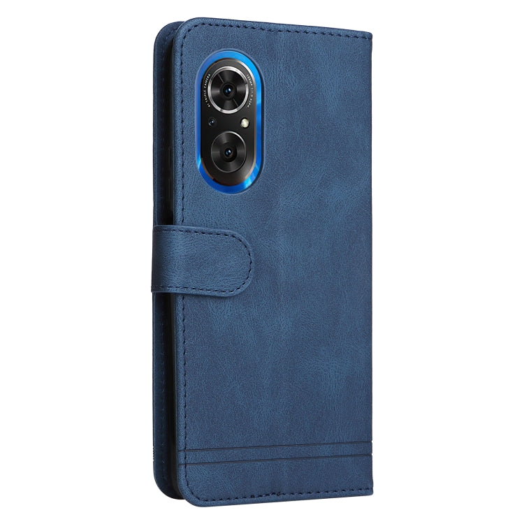 For Honor 50 SE / nova 9 SE Skin Feel Life Tree Metal Button Leather Phone Case