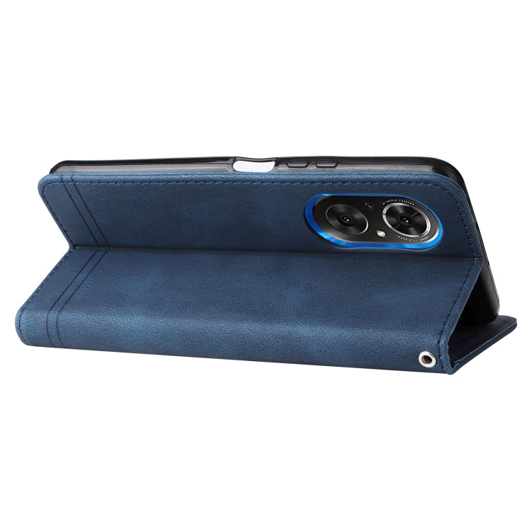For Honor 50 SE / nova 9 SE Skin Feel Life Tree Metal Button Leather Phone Case