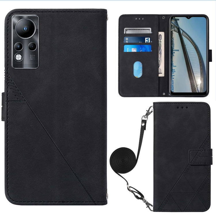 For Infinix Note 11 Crossbody 3D Embossed Flip Leather Phone Case