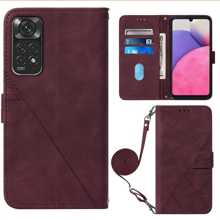 For Infinix Note 11 Crossbody 3D Embossed Flip Leather Phone Case