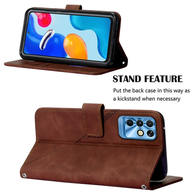 For Infinix Note 11i Crossbody 3D Embossed Flip Leather Phone Case