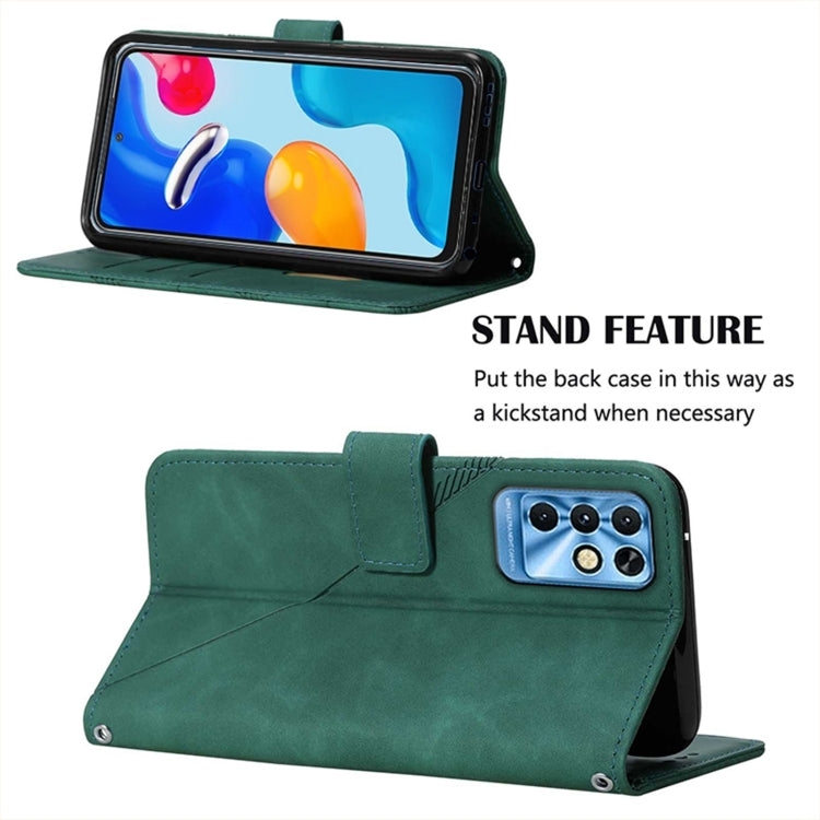 For Infinix Note 11i Crossbody 3D Embossed Flip Leather Phone Case