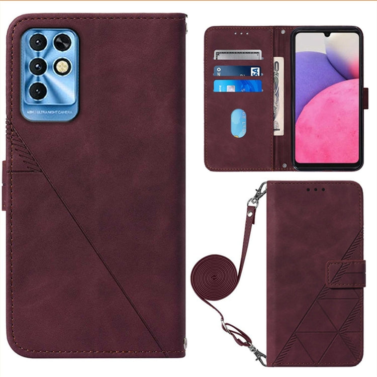 For Infinix Note 11i Crossbody 3D Embossed Flip Leather Phone Case