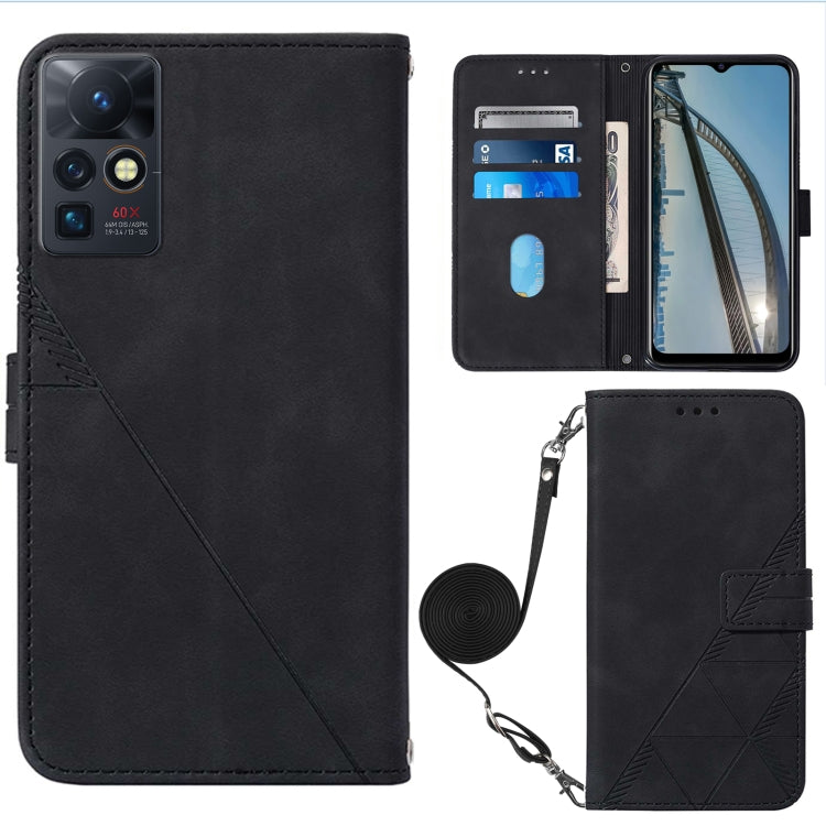For Infinix Zero X / Zero X Pro Crossbody 3D Embossed Flip Leather Phone Case