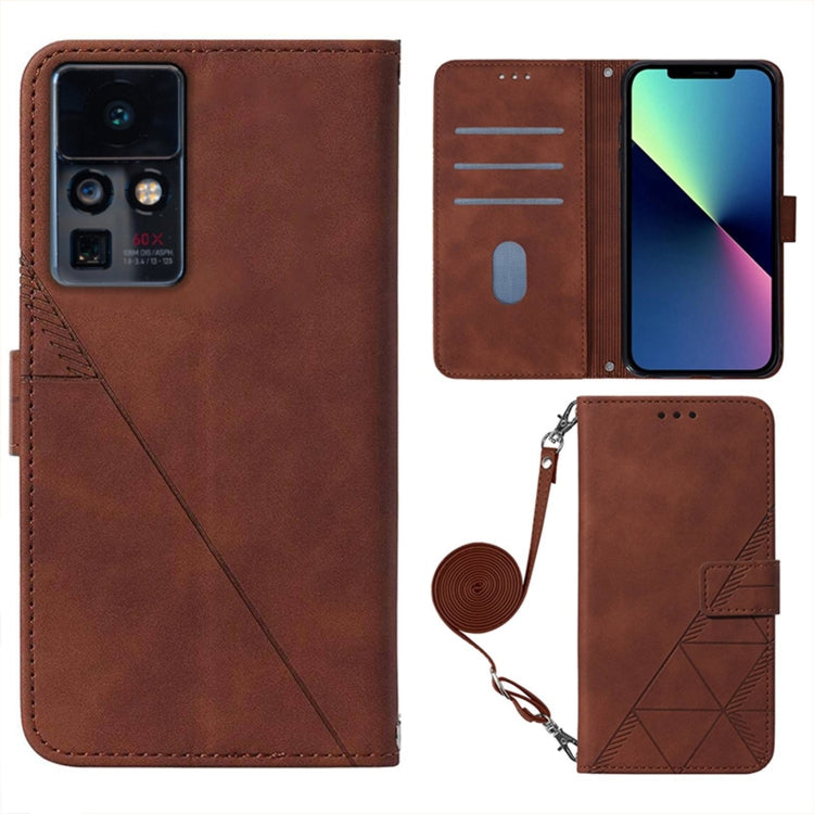 For Infinix Zero X Neo X6810 Crossbody 3D Embossed Flip Leather Phone Case