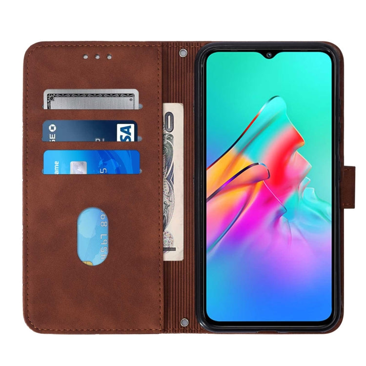 For Infinix Hot 10 Lite / Smart 5 Crossbody 3D Embossed Flip Leather Phone Case