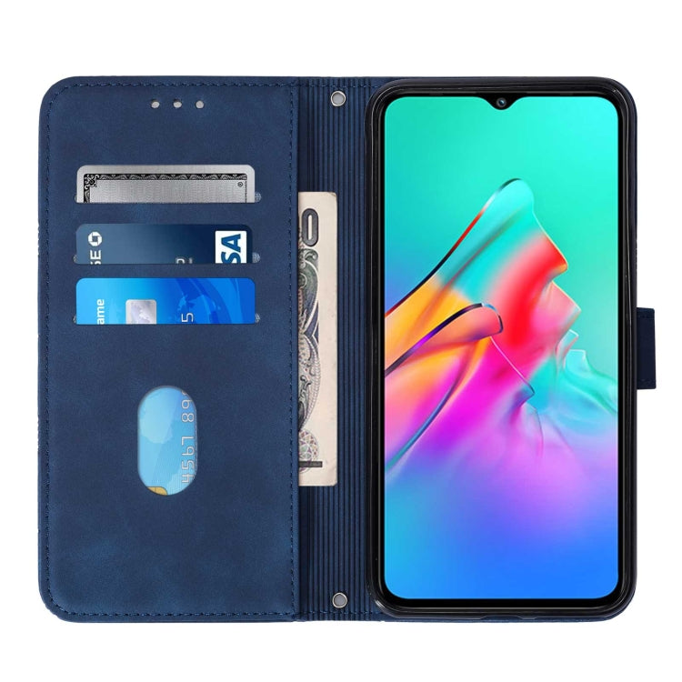 For Infinix Hot 10 Lite / Smart 5 Crossbody 3D Embossed Flip Leather Phone Case