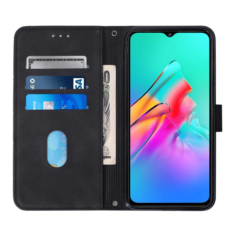 For Infinix Hot 10 Lite / Smart 5 Crossbody 3D Embossed Flip Leather Phone Case
