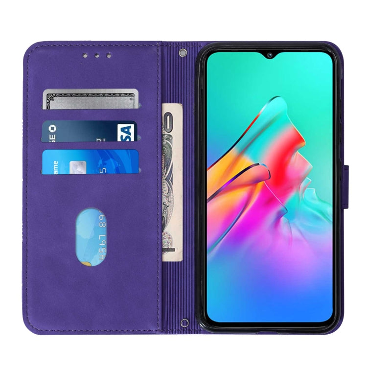 For Infinix Hot 10 Lite / Smart 5 Crossbody 3D Embossed Flip Leather Phone Case
