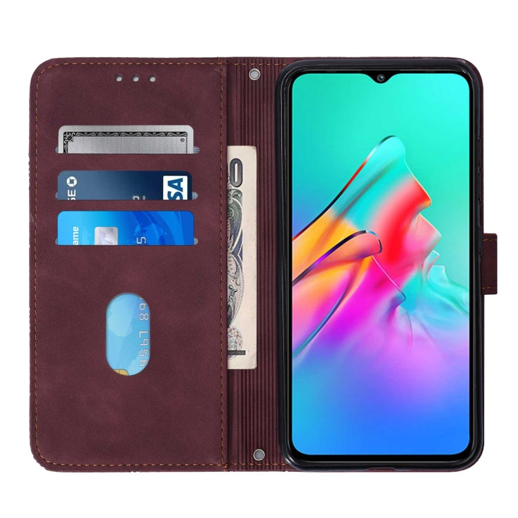 For Infinix Hot 10 Lite / Smart 5 Crossbody 3D Embossed Flip Leather Phone Case