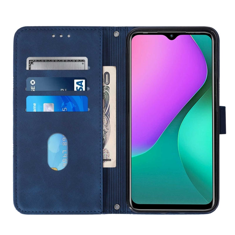 For Infinix Hot 10 Play Crossbody 3D Embossed Flip Leather Phone Case