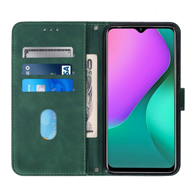 For Infinix Hot 10 Play Crossbody 3D Embossed Flip Leather Phone Case