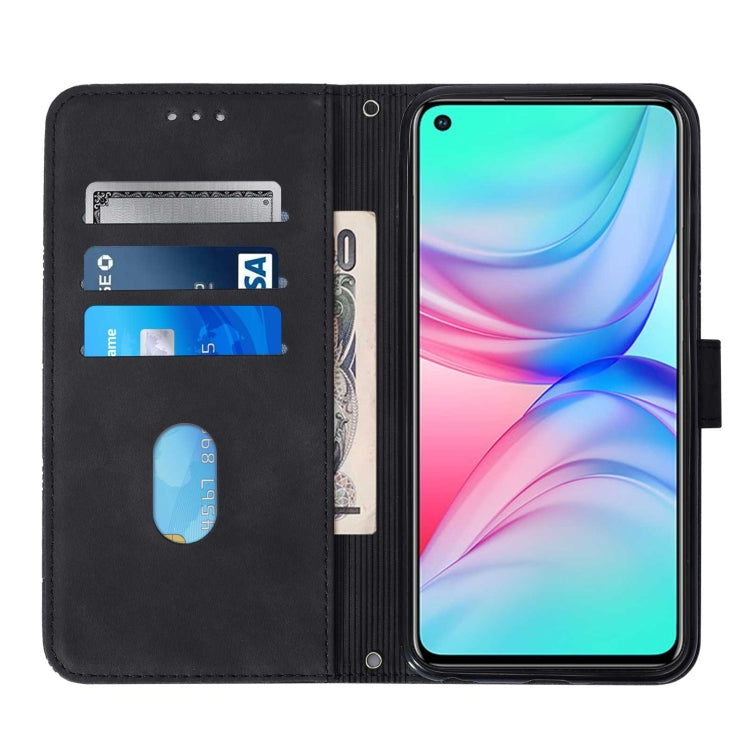 For Infinix Hot 10 X682 Crossbody 3D Embossed Flip Leather Phone Case