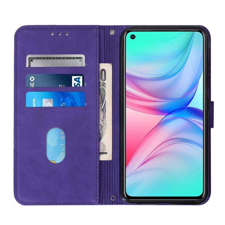 For Infinix Hot 10 X682 Crossbody 3D Embossed Flip Leather Phone Case