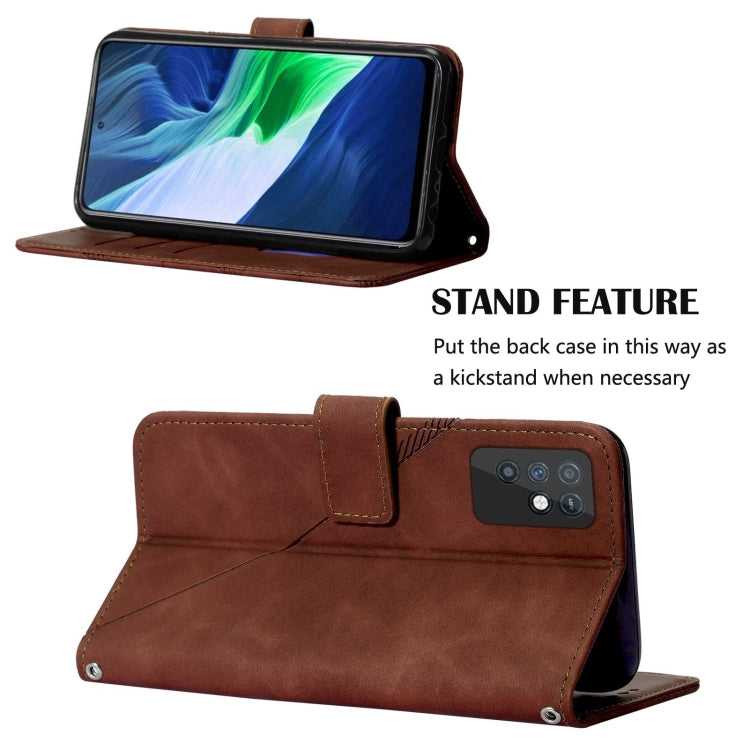 For Infinix Note 10 Crossbody 3D Embossed Flip Leather Phone Case
