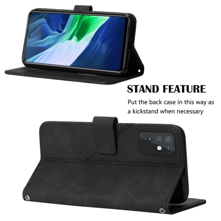 For Infinix Note 10 Crossbody 3D Embossed Flip Leather Phone Case