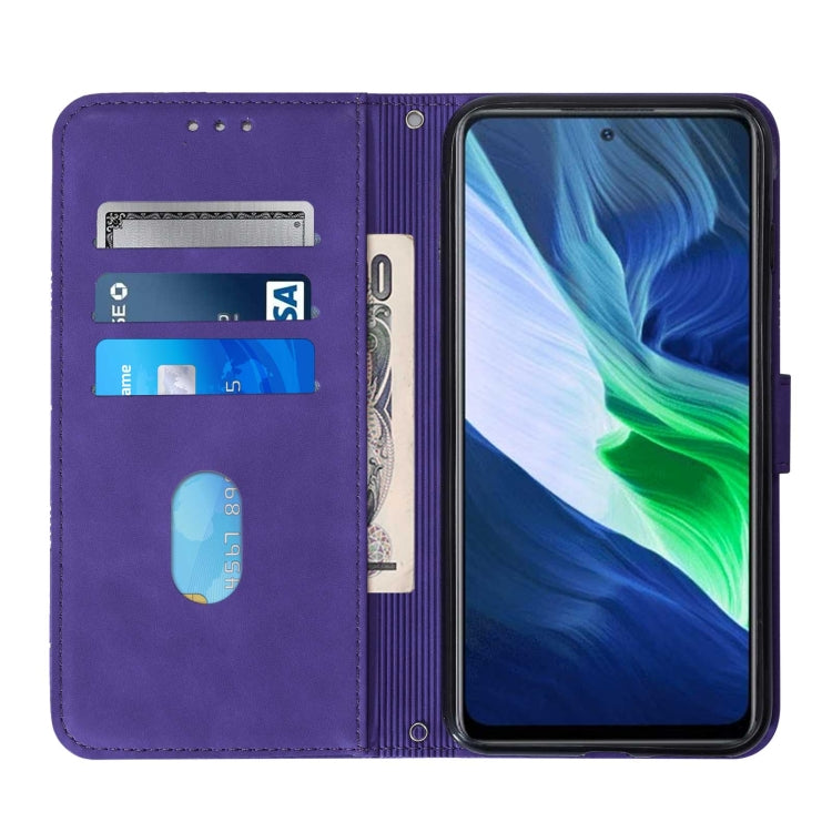 For Infinix Note 10 Crossbody 3D Embossed Flip Leather Phone Case