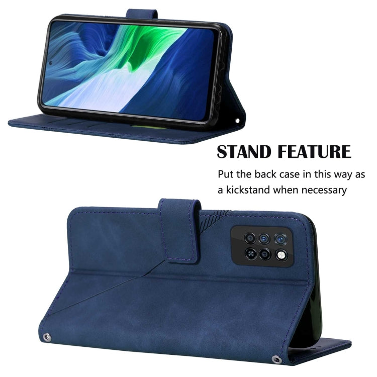 For Infinix Note 10 Pro Crossbody 3D Embossed Flip Leather Phone Case