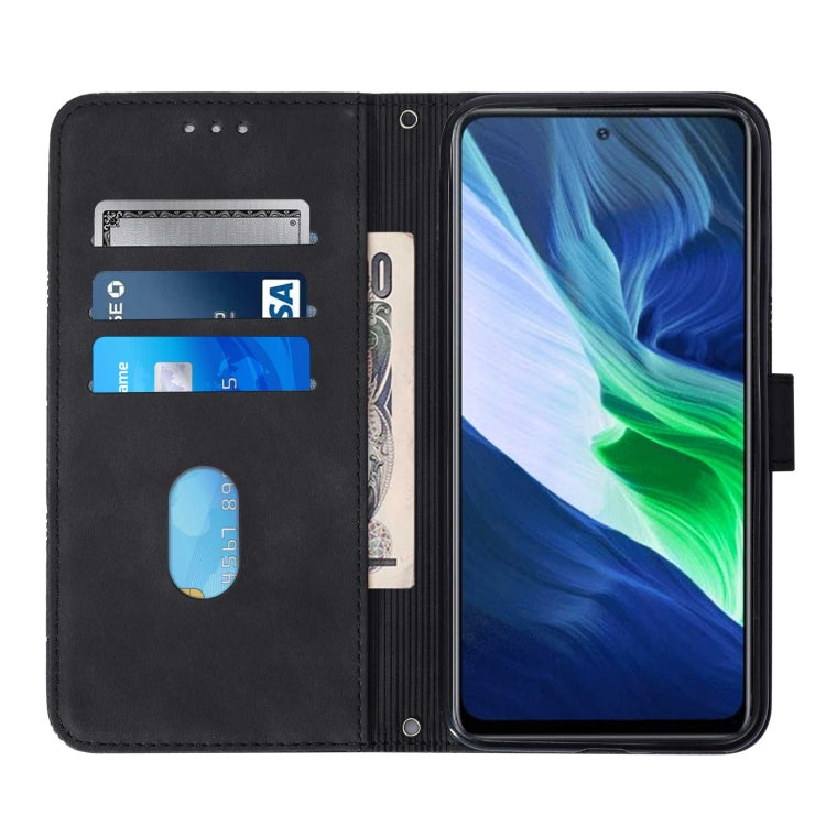 For Infinix Note 10 Pro Crossbody 3D Embossed Flip Leather Phone Case
