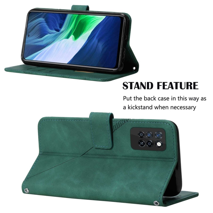 For Infinix Note 10 Pro Crossbody 3D Embossed Flip Leather Phone Case