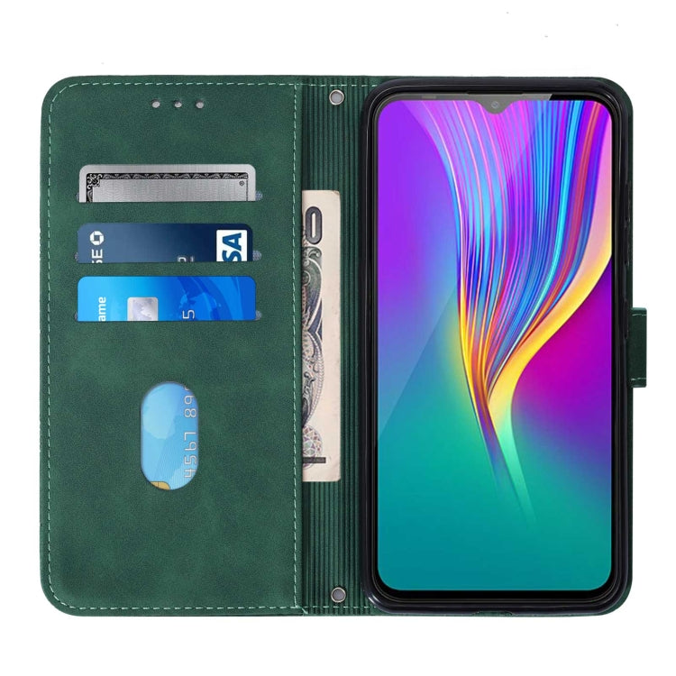 For Infinix X653 Smart 4 Crossbody 3D Embossed Flip Leather Phone Case