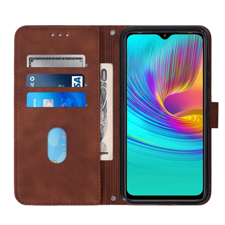 For Infinix X680 Hot 9 play Crossbody 3D Embossed Flip Leather Phone Case