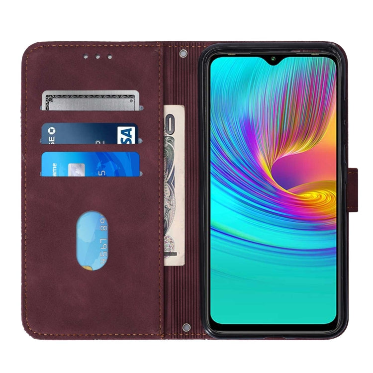 For Infinix X680 Hot 9 play Crossbody 3D Embossed Flip Leather Phone Case