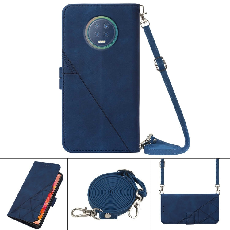 For Infinix X690 Note 7 Crossbody 3D Embossed Flip Leather Phone Case