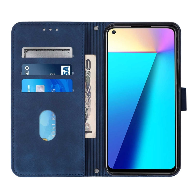 For Infinix X690 Note 7 Crossbody 3D Embossed Flip Leather Phone Case