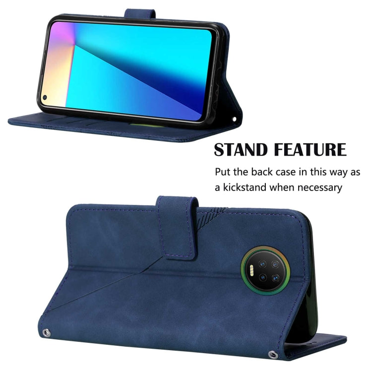 For Infinix X690 Note 7 Crossbody 3D Embossed Flip Leather Phone Case
