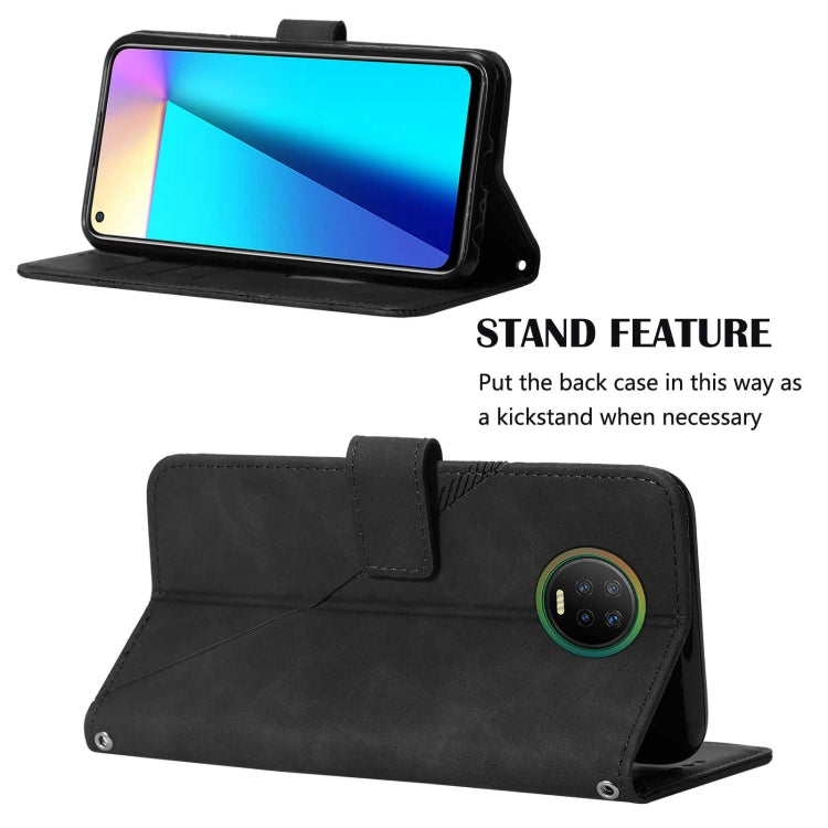 For Infinix X690 Note 7 Crossbody 3D Embossed Flip Leather Phone Case