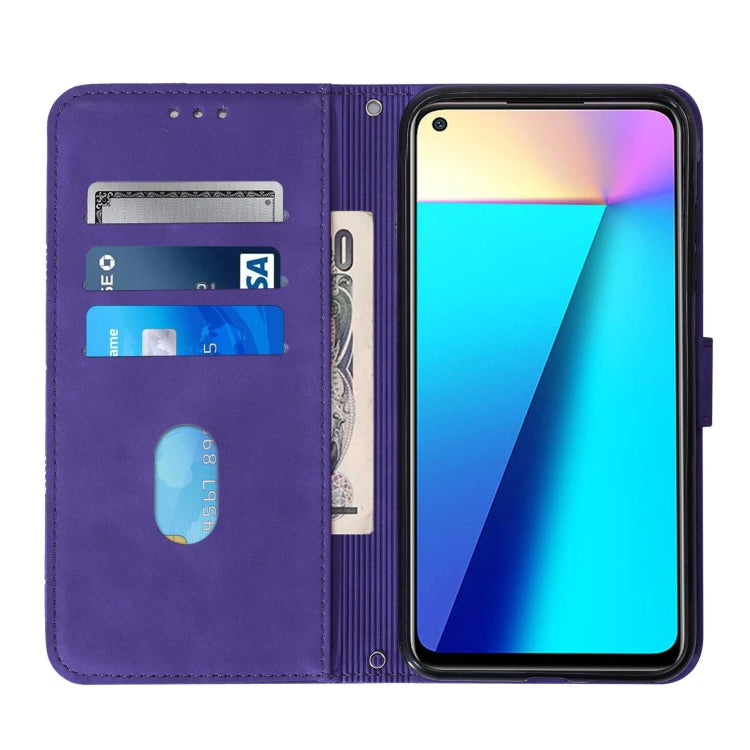 For Infinix X690 Note 7 Crossbody 3D Embossed Flip Leather Phone Case