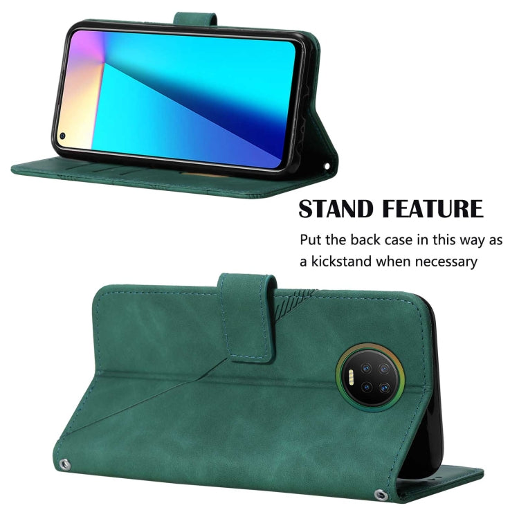 For Infinix X690 Note 7 Crossbody 3D Embossed Flip Leather Phone Case