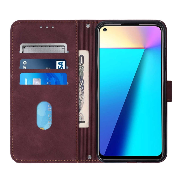 For Infinix X690 Note 7 Crossbody 3D Embossed Flip Leather Phone Case