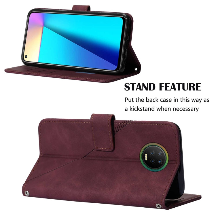 For Infinix X690 Note 7 Crossbody 3D Embossed Flip Leather Phone Case