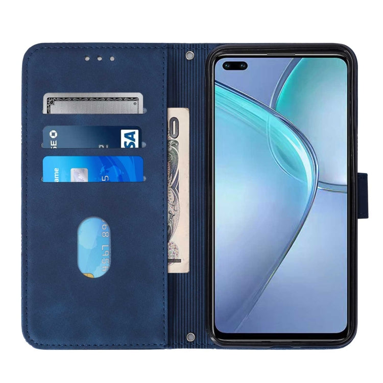 For Infinix Zero 8 X687 Crossbody 3D Embossed Flip Leather Phone Case