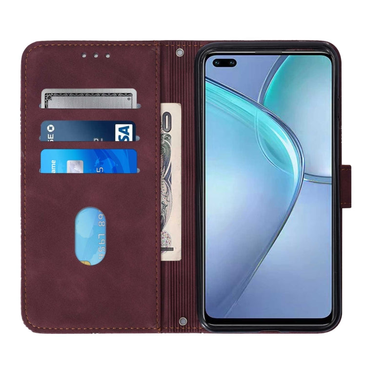 For Infinix Zero 8 X687 Crossbody 3D Embossed Flip Leather Phone Case