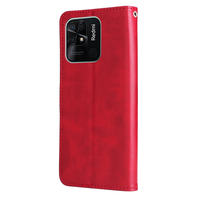 For Xiaomi Redmi 10C 4G / Redmi 10 India Fashion Calf Texture Zipper Horizontal Flip Leather Case