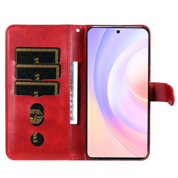 For Honor 50 SE / Huawei Nova 9 SE Fashion Calf Texture Zipper Horizontal Flip Leather Case