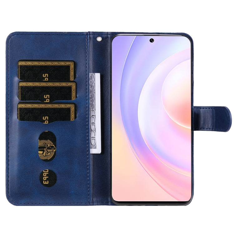 For Honor 50 SE / Huawei Nova 9 SE Fashion Calf Texture Zipper Horizontal Flip Leather Case