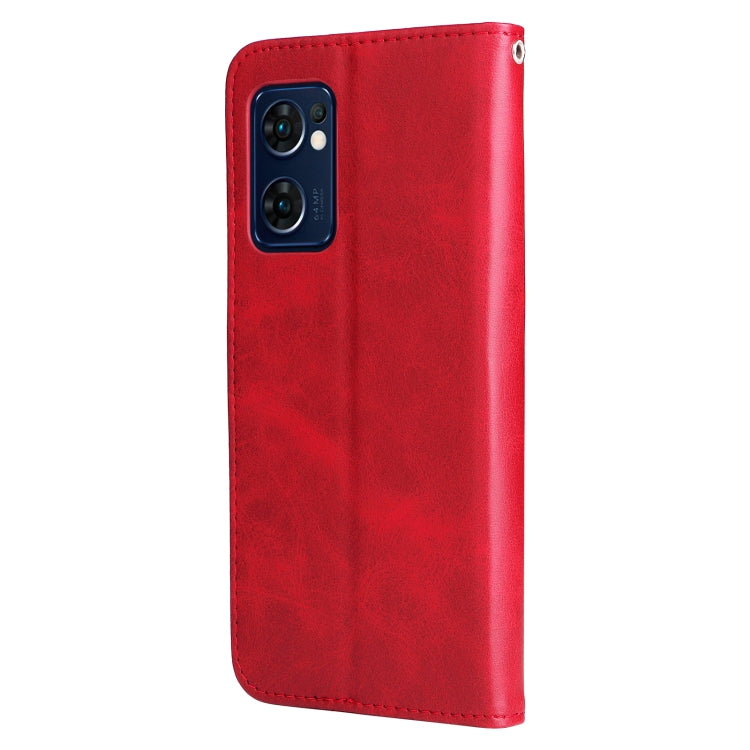 For OPPO Reno7 5G / Find X5 Lite International Version Fashion Calf Texture Zipper Horizontal Flip Leather Case